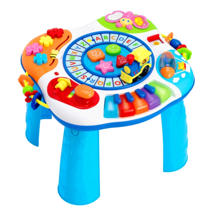 WINFUN Aktivitetsbord med bokstavståg och piano (000801) i gruppen LEKSAKER, BARN- & BABYPRODUKTER / Babyleksaker / Aktivitetsleksaker hos TP E-commerce Nordic AB (D30111)