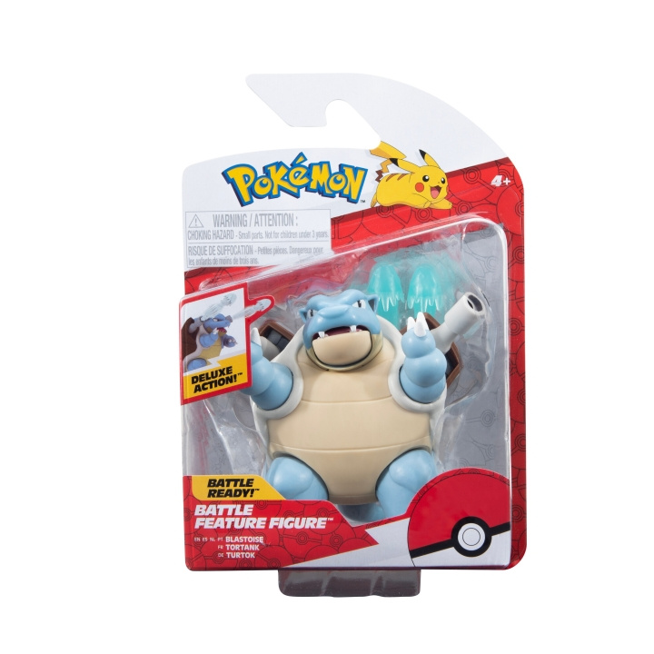 Pokémon Battle Feature-figur Blastoise (PKW3035) i gruppen LEKSAKER, BARN- & BABYPRODUKTER / Leksaker / Figurer, Miniatyrer & tillbehör hos TP E-commerce Nordic AB (D30113)