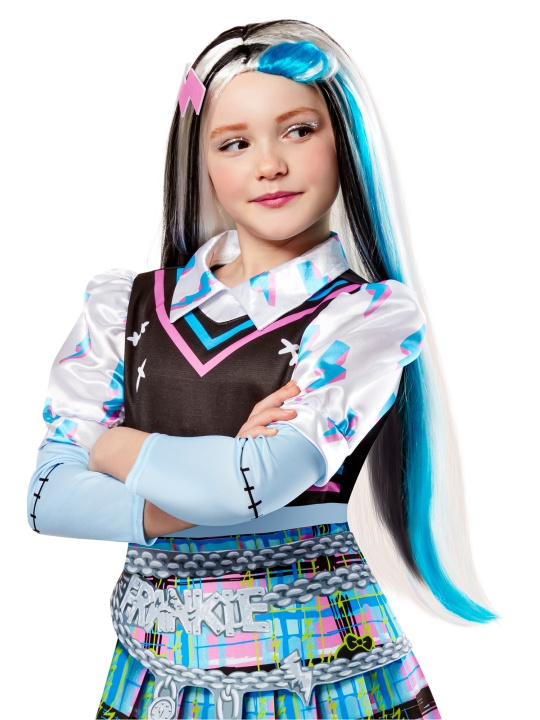 Rubies Monster High Peruk - Frankie Stein i gruppen LEKSAKER, BARN- & BABYPRODUKTER / Leksaker / Maskeradkläder hos TP E-commerce Nordic AB (D30124)