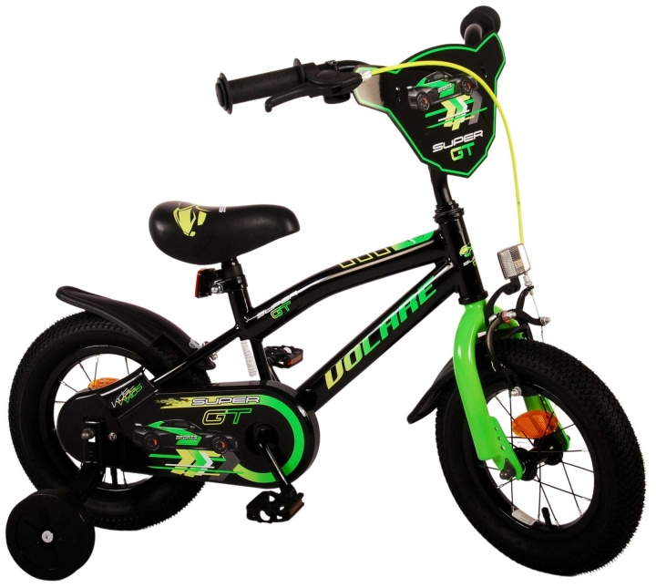 Volare Barncykel 12 - Super GT Grön (21182) i gruppen LEKSAKER, BARN- & BABYPRODUKTER / Uteleksaker / Cyklar & Sparkcyklar hos TP E-commerce Nordic AB (D30134)
