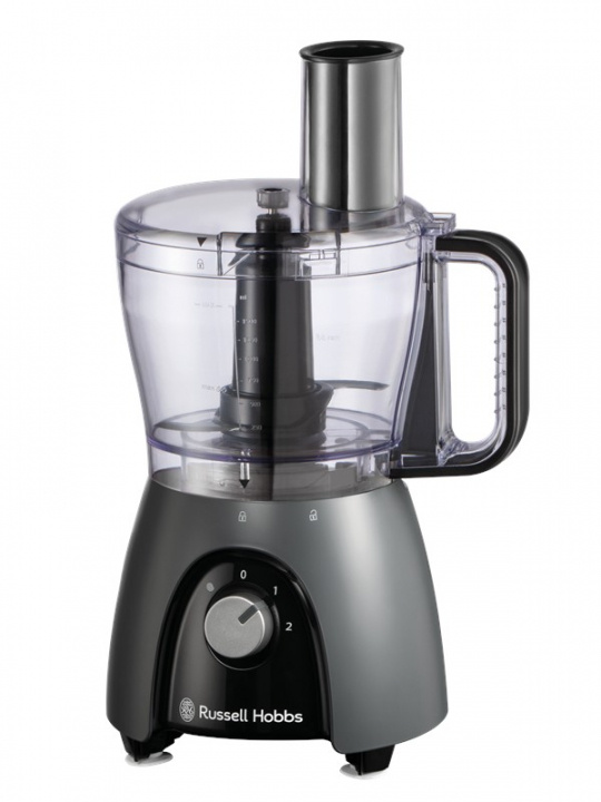 Russell Hobbs Matberedare - matt kol - 2,3 l skål, 1,5 l kanna Blender i gruppen HEM, HUSHÅLL & TRÄDGÅRD / Hushållsmaskiner / Matberedare & Köksassistenter / Matberedare hos TP E-commerce Nordic AB (D30182)