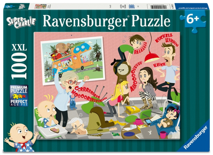 Ravensburger Super Charlie - En Dramatisk Frukost (12004225) i gruppen LEKSAKER, BARN- & BABYPRODUKTER / Leksaker / Barnpussel hos TP E-commerce Nordic AB (D30187)
