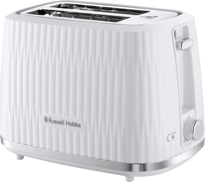 Russell Hobbs Eden 2S brödrost - vit i gruppen HEM, HUSHÅLL & TRÄDGÅRD / Hushållsmaskiner / Brödrostar & Bordsgrillar / Brödrostar hos TP E-commerce Nordic AB (D30217)