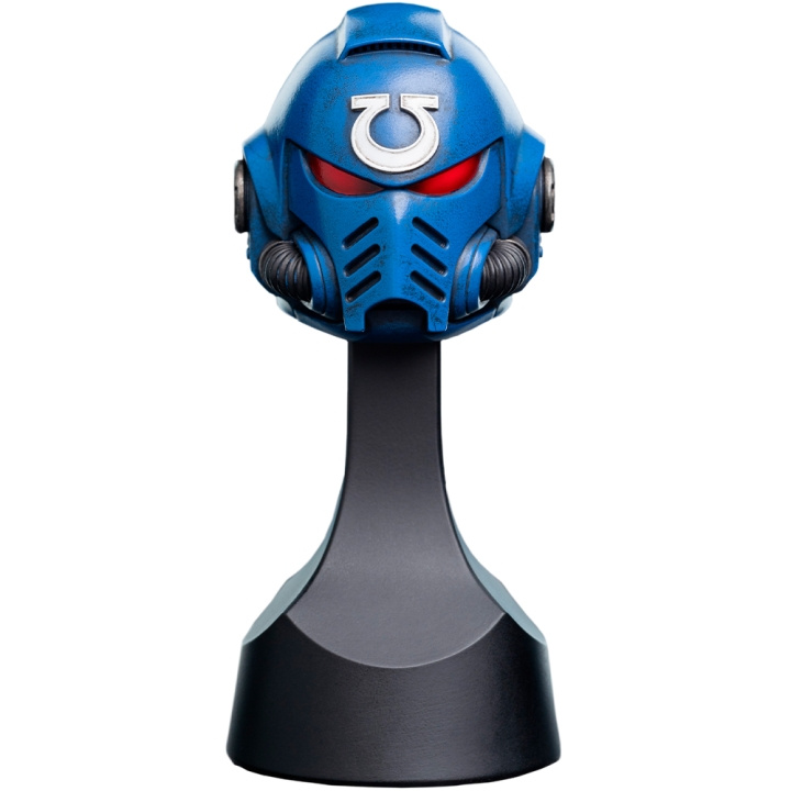 Weta Workshop Warhammer (40K) - Ultramarines hjälm miniatyr i gruppen SPORT, FRITID & HOBBY / Roliga prylar / Samlarobjekt hos TP E-commerce Nordic AB (D30220)