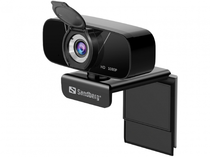 Sandberg USB-chatt webbkamera 1080P HD i gruppen DATORER & KRINGUTRUSTNING / Datortillbehör / Webbkameror hos TP E-commerce Nordic AB (D30243)