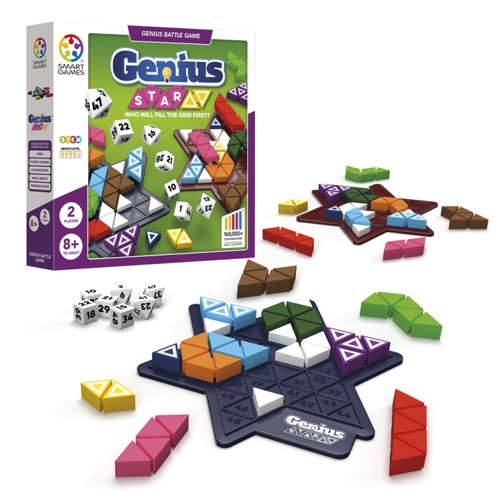 Smart Games: Genius Star (Nordic) (SG2538) i gruppen LEKSAKER, BARN- & BABYPRODUKTER / Spel / Sällskapsspel hos TP E-commerce Nordic AB (D30253)