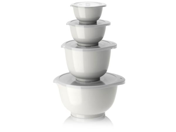 Rösti Rosti - Margrethe-skålar - Set om 4 + lock (Vit) i gruppen HEM, HUSHÅLL & TRÄDGÅRD / Köksredskap / Övriga köksredskap hos TP E-commerce Nordic AB (D30262)