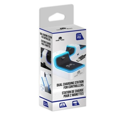 Trade Invaders Laddningsdocka för dubbla PS5-kontroller (1 x 1M typ C-kabel ingår) i gruppen HEMELEKTRONIK / Spelkonsoler & Tillbehör / Sony PlayStation 5 hos TP E-commerce Nordic AB (D30270)
