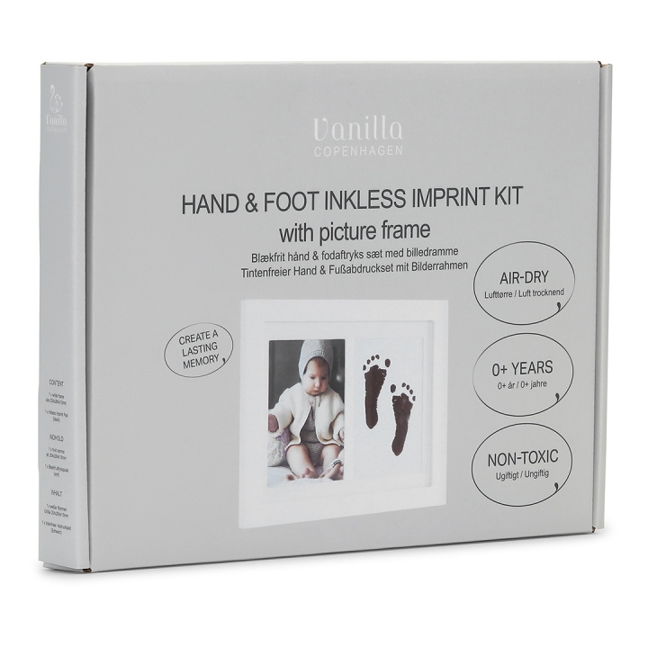 Vanilla Copenhagen Hand- och fotavtryck - Svart - 20,4 x 26,4 x 1,5 cm (MEMO7023) i gruppen SPORT, FRITID & HOBBY / Roliga prylar / Smarta saker hos TP E-commerce Nordic AB (D30306)