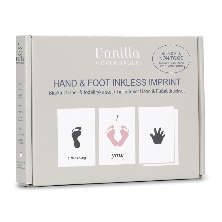Vanilla Copenhagen Hand & Foot Inkless Pads - Rosa/Svart - En storlek (MEMO0424) i gruppen SPORT, FRITID & HOBBY / Roliga prylar / Smarta saker hos TP E-commerce Nordic AB (D30307)