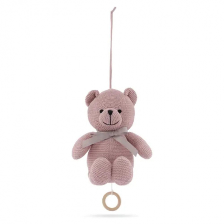 Vanilla Copenhagen Musikmobil - Nalle - Misty Rose (MUST7223) i gruppen LEKSAKER, BARN- & BABYPRODUKTER / Babyleksaker / Gosedjur hos TP E-commerce Nordic AB (D30312)