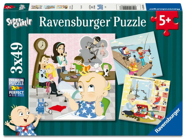 Ravensburger Super Charlie - Familjen Annorlunda (12004226) i gruppen LEKSAKER, BARN- & BABYPRODUKTER / Leksaker / Barnpussel hos TP E-commerce Nordic AB (D30351)