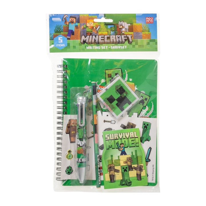STOR Minecraft skrivset med flerfärgad penna (166506128) i gruppen LEKSAKER, BARN- & BABYPRODUKTER / Leksaker / Pyssel hos TP E-commerce Nordic AB (D30352)