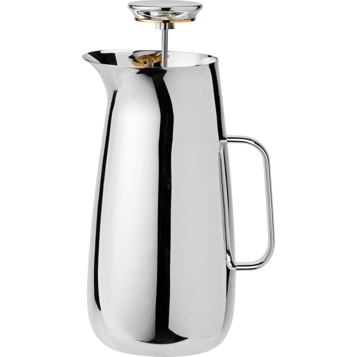Stelton Norman Foster Press Tebryggare 1 L (stål) i gruppen HEM, HUSHÅLL & TRÄDGÅRD / Köksredskap / Övriga köksredskap hos TP E-commerce Nordic AB (D30385)