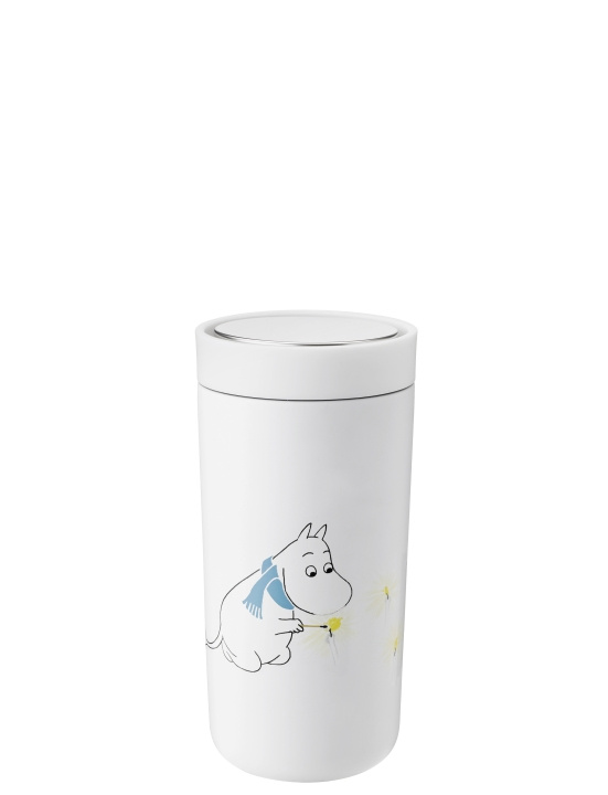 Stelton To-Go Click vakuumisolerad mugg 0,4 L (Mumin Frost) i gruppen SPORT, FRITID & HOBBY / Friluftsliv / Termosar & Vattenflaskor hos TP E-commerce Nordic AB (D30390)