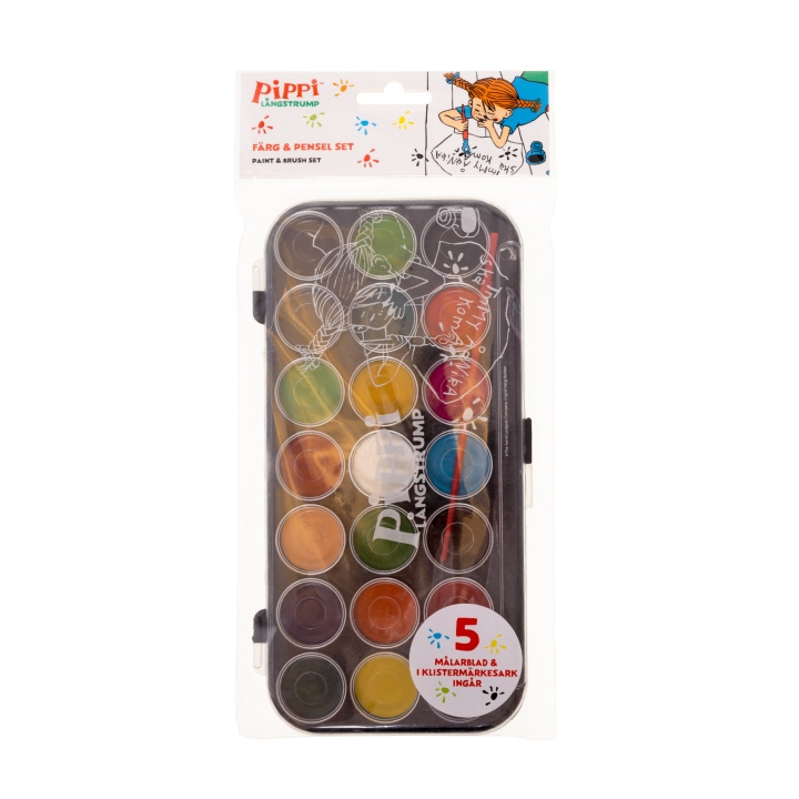 STOR Pipi - Färg- och penselset, vattenfärg (063605221) i gruppen LEKSAKER, BARN- & BABYPRODUKTER / Leksaker / Pyssel hos TP E-commerce Nordic AB (D30397)