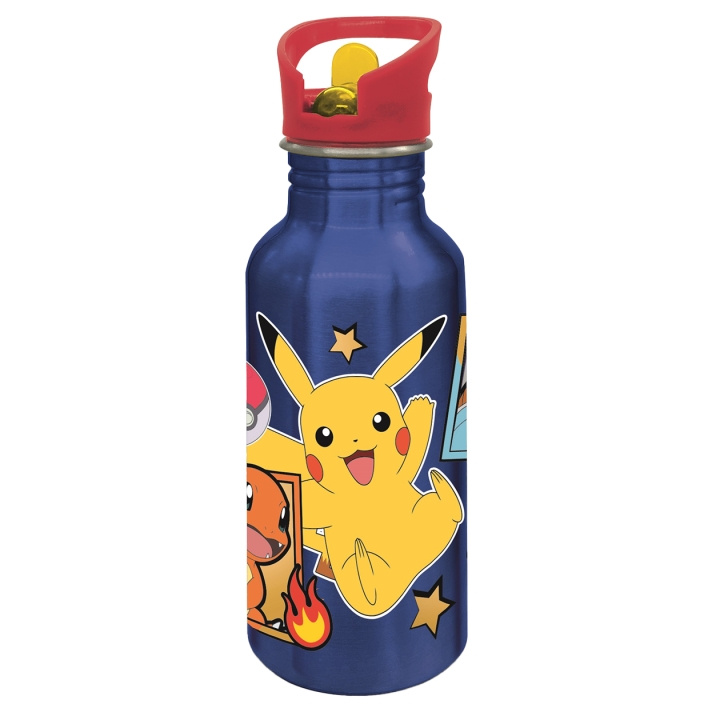 STOR POKÉMON ALU Bottle Sipper - 545 ml | LEKSAKER, BARN- & BABYPRODUKTER - Äta & Dricka - Flaskor & Barnmuggar | GameStuff