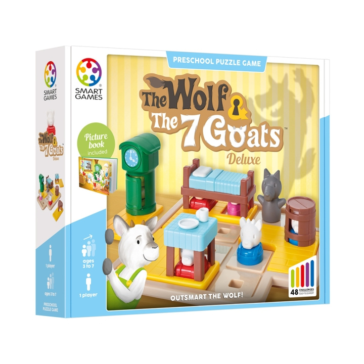 Smart Games : Wolf & The 7 goats (Nordic) (SG2669) i gruppen LEKSAKER, BARN- & BABYPRODUKTER / Spel / Sällskapsspel hos TP E-commerce Nordic AB (D30413)