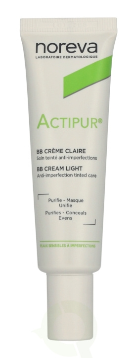Noreva Actipur BB Cream 30 ml Light i gruppen SKÖNHET & HÄLSA / Hudvård / Ansiktsvård / Dagkräm hos TP E-commerce Nordic AB (D30489)