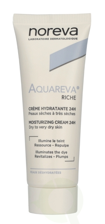 Noreva Aquareva Rich Moisturizing Cream 24H 40 ml i gruppen SKÖNHET & HÄLSA / Hudvård / Ansiktsvård / Dagkräm hos TP E-commerce Nordic AB (D30493)