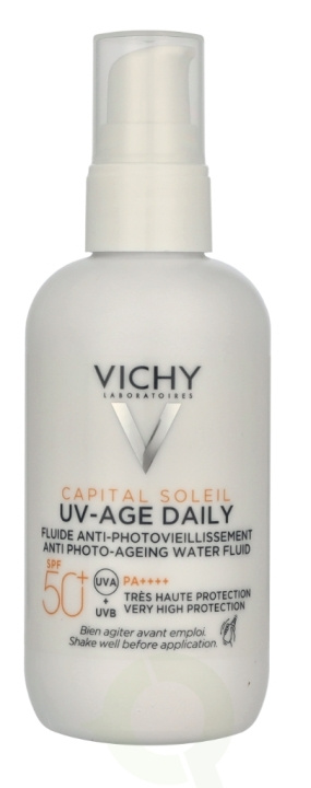 Vichy Capital Soleil UV-Age Daily Anti-Ageing Fluid SPF50 80 ml i gruppen SKÖNHET & HÄLSA / Hudvård / Solskydd & Tanning / Solskydd hos TP E-commerce Nordic AB (D30516)