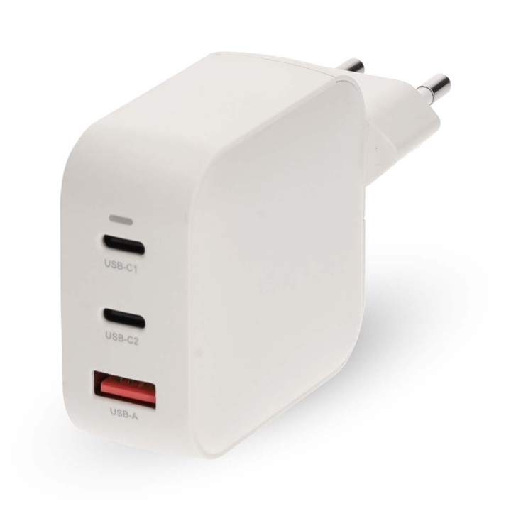 Nedis Väggladdare 100 W GaN PD3.0 Snabbladdnings funktion 2.5 / 3.0 / 5.0 A Antal utgångar: 3 USB-A / 2x USB-C™ Automatiskt val av Spänning Vit | SMARTPHONE & SURFPLATTOR - Laddare & Kablar - Väggladdare - Väggladdare Typ C | GameStuff