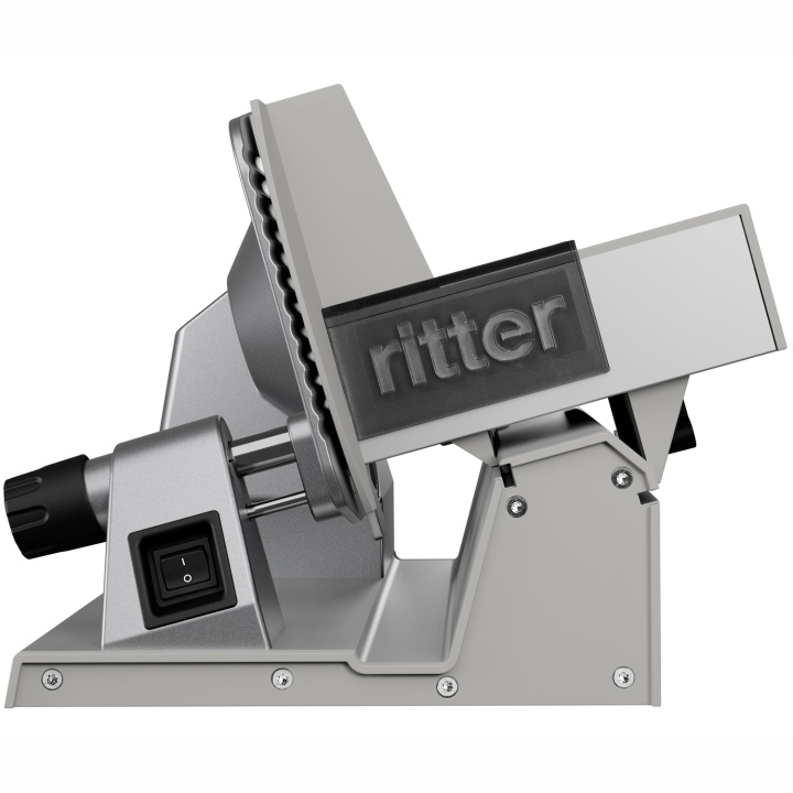 Ritter Skärmaskin Deli Slicer Lupo13 570.020 Full metal 19 cm Ø i gruppen HEM, HUSHÅLL & TRÄDGÅRD / Hushållsmaskiner / Matberedare & Köksassistenter / Skärmaskiner hos TP E-commerce Nordic AB (D30575)
