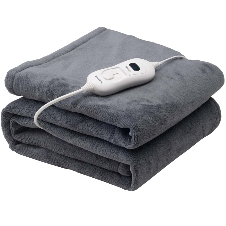 Terraillon Värmefilt Cozy 160x120cm Dark Grey i gruppen SKÖNHET & HÄLSA / Massage & Wellness / Värmefiltar hos TP E-commerce Nordic AB (D30595)