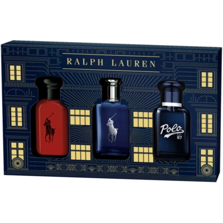 Ralph Lauren Polo Blue Edt 40ml + Red Edt 40ml + 67 Edt 40ml i gruppen SKÖNHET & HÄLSA / Doft & Parfym / Parfym / Parfym för honom hos TP E-commerce Nordic AB (D30624)