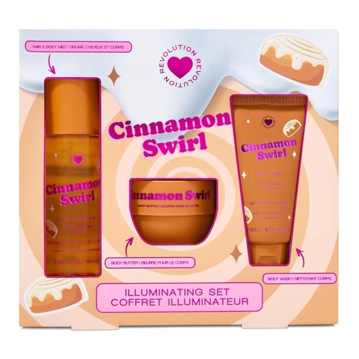 Makeup Revolution I Heart Revolution Cinnamon Swirl Giftset i gruppen SKÖNHET & HÄLSA / Doft & Parfym / Parfym / Parfymboxar hos TP E-commerce Nordic AB (D30653)