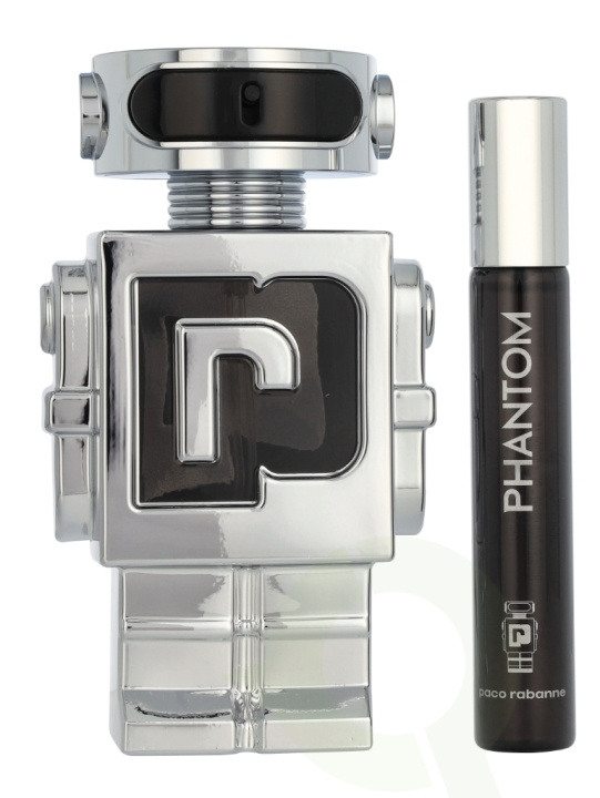 Paco Rabanne Phantom Giftset 120 ml Edt Spray 100ml/Edt Spray 20ml i gruppen SKÖNHET & HÄLSA / Doft & Parfym / Parfym / Parfymboxar hos TP E-commerce Nordic AB (D30697)