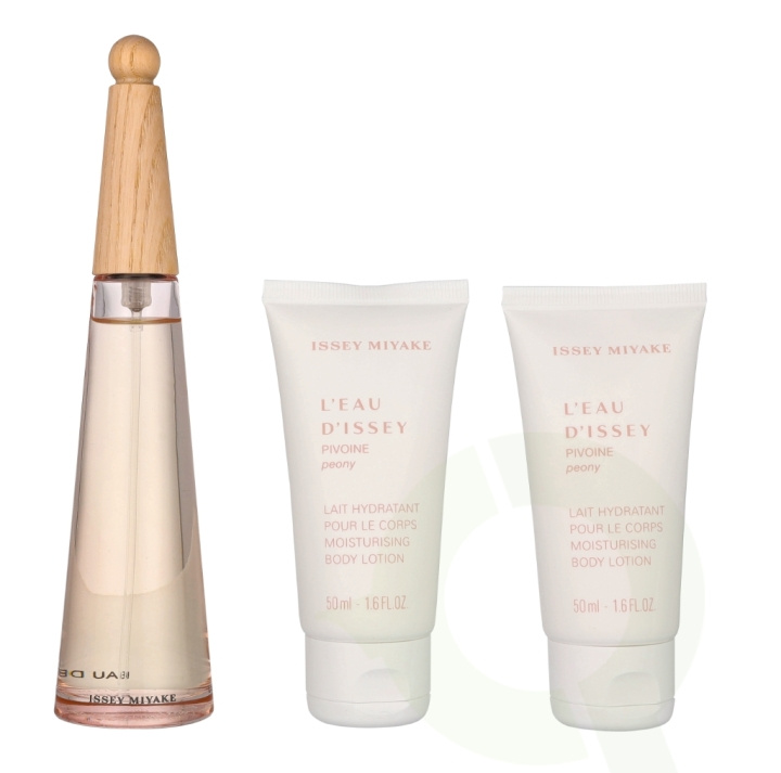 Issey Miyake L\'Eau D\'Issey Giftset 150 ml Edt Spray Intense 50ml/Body Lotion 2x50ml i gruppen SKÖNHET & HÄLSA / Doft & Parfym / Parfym / Parfymboxar hos TP E-commerce Nordic AB (D30724)