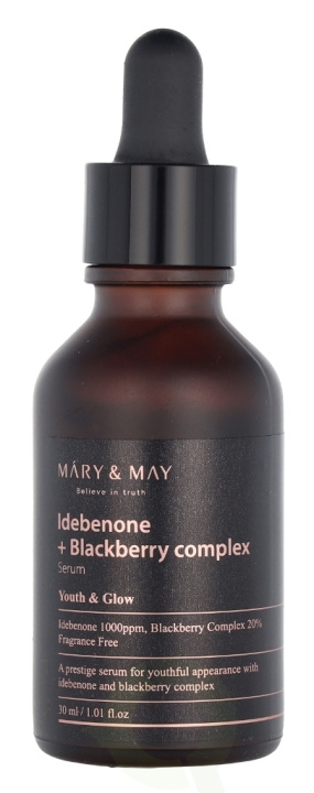 Mary & May Idebenone + Blackberry Complex Serum 30 ml i gruppen SKÖNHET & HÄLSA / Hudvård / Ansiktsvård / Serum Hud hos TP E-commerce Nordic AB (D30727)