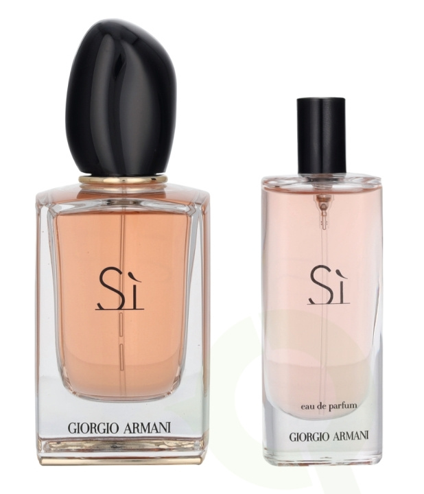 Armani Si Giftset 65 ml Edp Spray 50ml/Edp Spray 15ml i gruppen SKÖNHET & HÄLSA / Doft & Parfym / Parfym / Parfym för henne hos TP E-commerce Nordic AB (D30796)