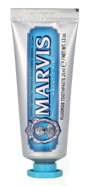 MARVIS Toothpaste - Aquatic Mint 25 ml i gruppen SKÖNHET & HÄLSA / Munvård / Whiteningprodukter hos TP E-commerce Nordic AB (D30814)