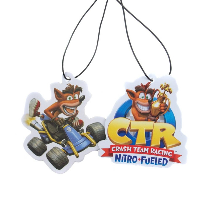 Crash Team Racing luftfräschare för bilar (2-pack) i gruppen LEKSAKER, BARN- & BABYPRODUKTER / Leksaker / Figurer, Miniatyrer & tillbehör hos TP E-commerce Nordic AB (D30830)