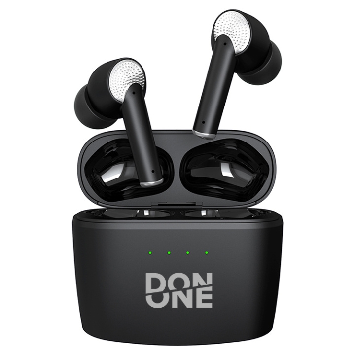 DON ONE TWSA130 BLACK - True Wireless Earbuds ANC ENC i gruppen HEMELEKTRONIK / Ljud & Bild / Hörlurar & Tillbehör / Hörlurar hos TP E-commerce Nordic AB (D30834)
