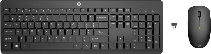 HP 230 Trådlös skrivbordssats, Svart - Nordic i gruppen DATORER & KRINGUTRUSTNING / Möss & Tangentbord / Tangentbord hos TP E-commerce Nordic AB (D30889)