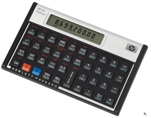 HP 12CPL Finansiell kalkylator Platinum i gruppen SPORT, FRITID & HOBBY / Roliga prylar / Smarta saker hos TP E-commerce Nordic AB (D30899)