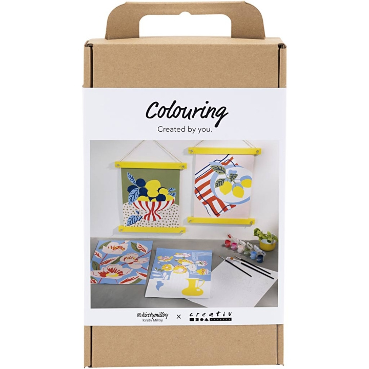 Creative Toys Creativ - Pysselkit Färgläggning, Måla efter siffror, Akrylfärg, 1 Förpackning - () i gruppen LEKSAKER, BARN- & BABYPRODUKTER / Leksaker / Pyssel hos TP E-commerce Nordic AB (D30934)