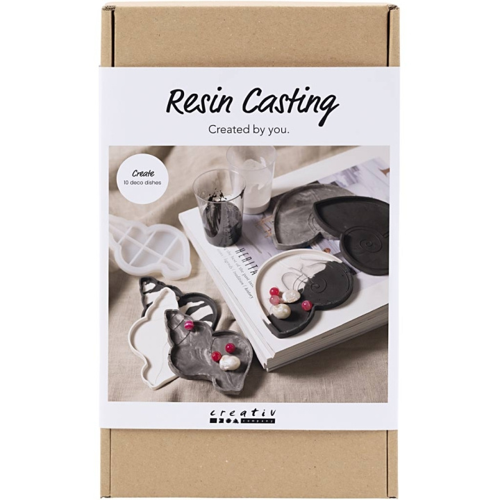 Creative Toys Creativ - Hantverkssats Resin Casting, Conch, Svart, Vit (977817) i gruppen LEKSAKER, BARN- & BABYPRODUKTER / Leksaker / Pyssel hos TP E-commerce Nordic AB (D30946)