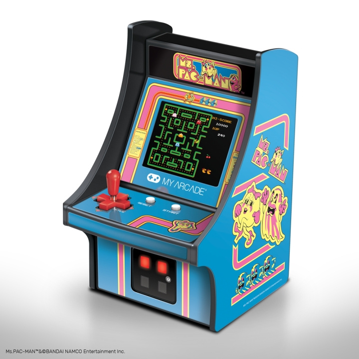 My Arcade Mikrospelare Ms PacMan 6,75 tum i gruppen HEMELEKTRONIK / Spelkonsoler & Tillbehör / Övriga spel & tillbehör hos TP E-commerce Nordic AB (D30988)