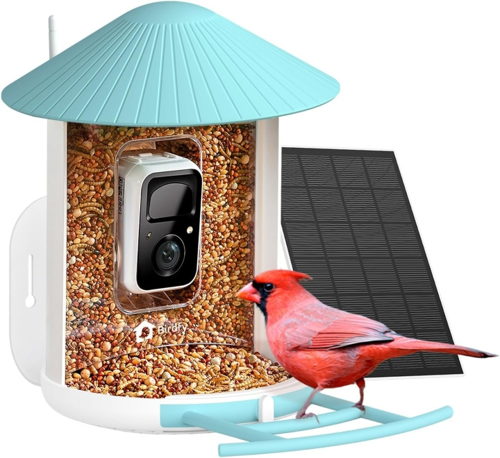 Birdfy Matare med intelligent fågelidentifiering + solpanel i gruppen SPORT, FRITID & HOBBY / Roliga prylar / Smarta saker hos TP E-commerce Nordic AB (D30997)