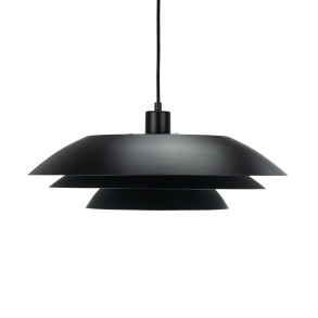 Dyberg-Larsen DL45 taklampa - Svart - Diameter: 45 cm, Höjd: 20 cm i gruppen HEMELEKTRONIK / Belysning / Taklampor hos TP E-commerce Nordic AB (D31010)