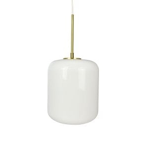 Dyberg-Larsen Silvia D20 Taklampa - Opal/Messing - 20 cm i gruppen HEMELEKTRONIK / Belysning / Taklampor hos TP E-commerce Nordic AB (D31021)