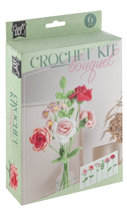 Craft ID Virkningssats Blombukett Rosa (CR1736/GE) i gruppen LEKSAKER, BARN- & BABYPRODUKTER / Leksaker / Pyssel hos TP E-commerce Nordic AB (D31109)