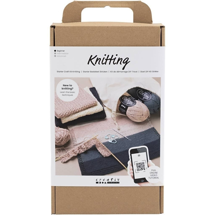 DIY Kit Startpaket för stickning (970852) i gruppen SPORT, FRITID & HOBBY / Hobby / DIY-kit hos TP E-commerce Nordic AB (D31115)
