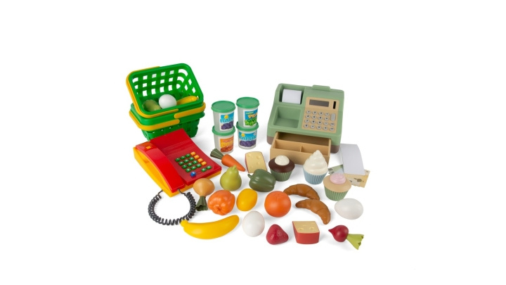 Dantoy Komplett kassaset med mat och korg (6917) i gruppen LEKSAKER, BARN- & BABYPRODUKTER / Leksaker / Lekset hos TP E-commerce Nordic AB (D31203)