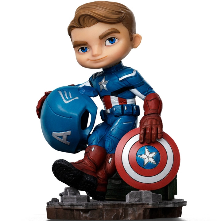 Iron Studios Infinity Saga - Captain America Minico-figur i gruppen LEKSAKER, BARN- & BABYPRODUKTER / Leksaker / Figurer, Miniatyrer & tillbehör hos TP E-commerce Nordic AB (D31242)