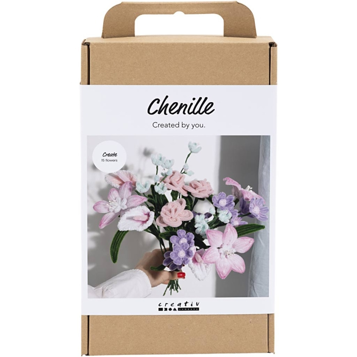 Creative Toys Creativ - Pysselkit piprensarblommor, Blommor, pastellfärger, 1 pack - () i gruppen LEKSAKER, BARN- & BABYPRODUKTER / Leksaker / Pyssel hos TP E-commerce Nordic AB (D31262)